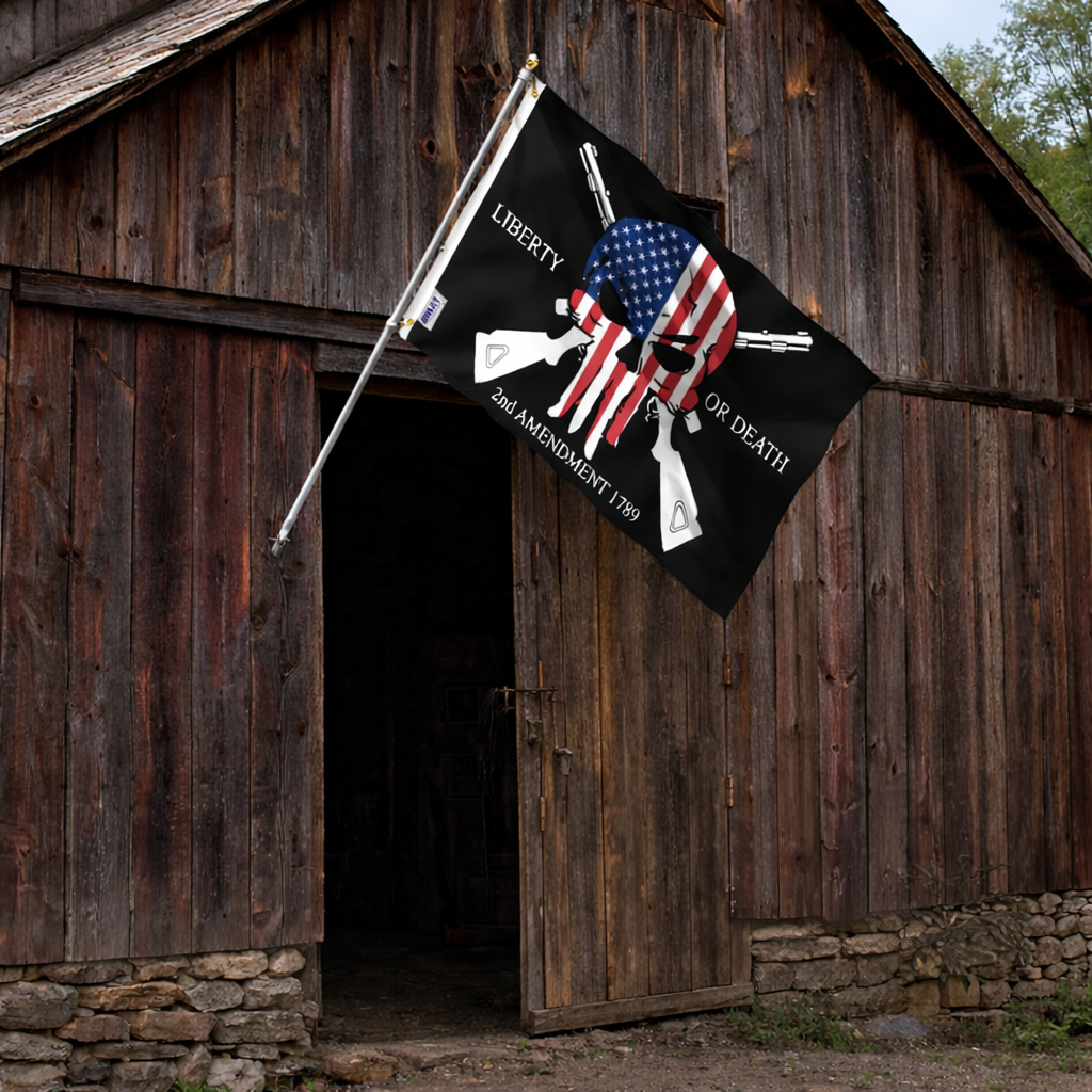 LIBERTY OR DEATH - 2ND AMENDMENT 1789 FLAG