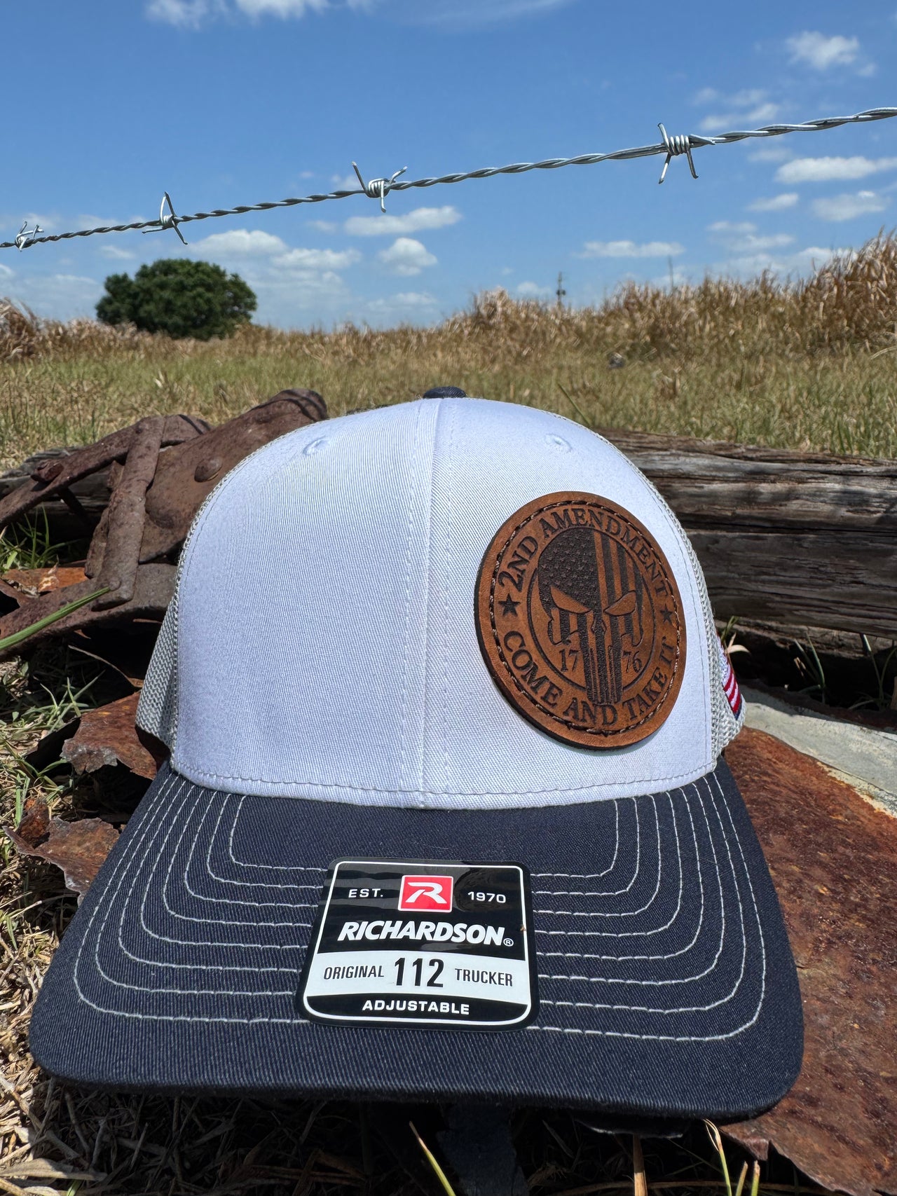 2ND AMENDMENT - COME AND TAKE IT - SIDE AMERICAN FLAG