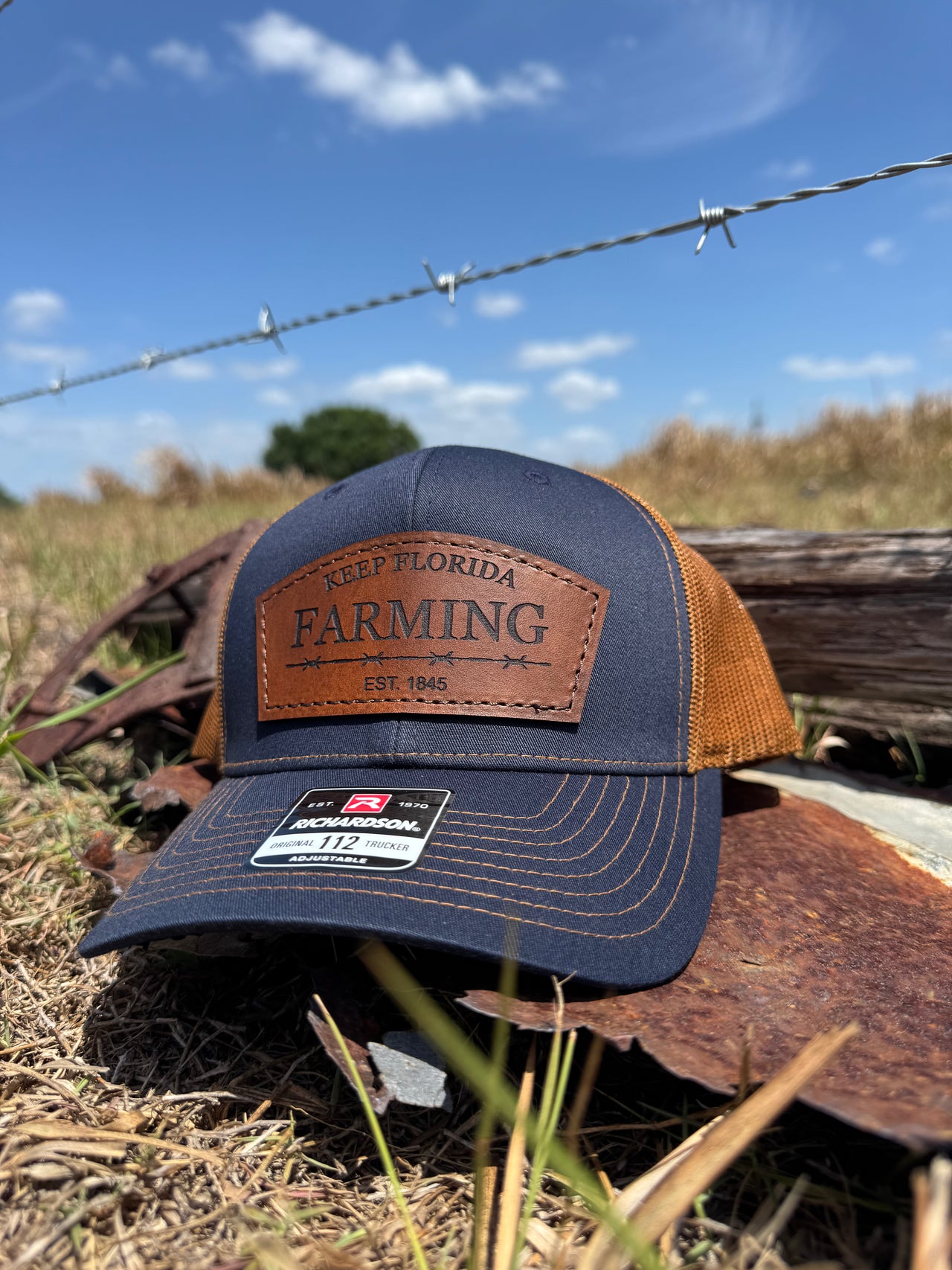KEEP FLORIDA FARMING - BARBED WIRE