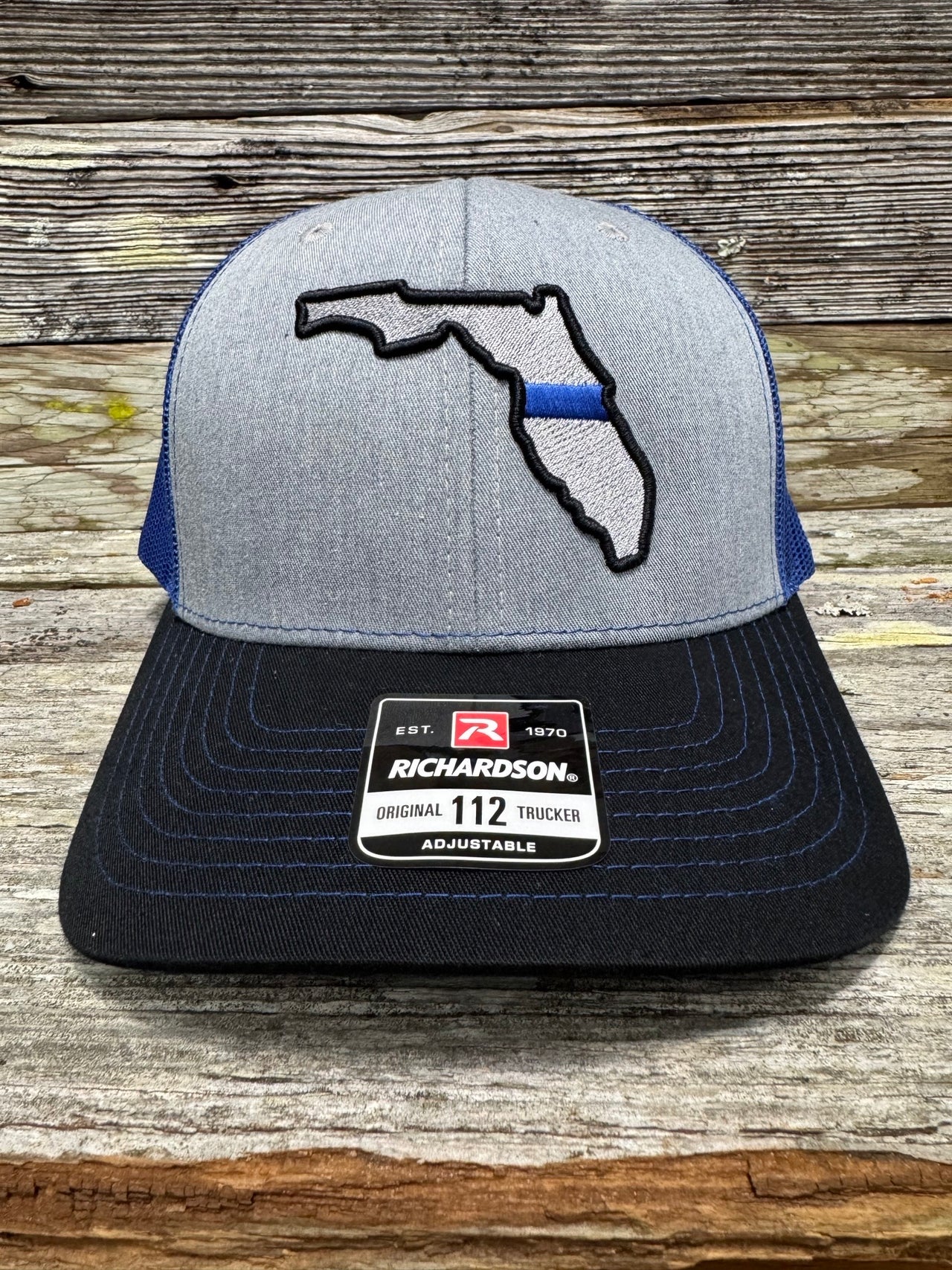 FLORIDA LAW ENFORCEMENT - SIDE THIN BLUE LINE FLAG