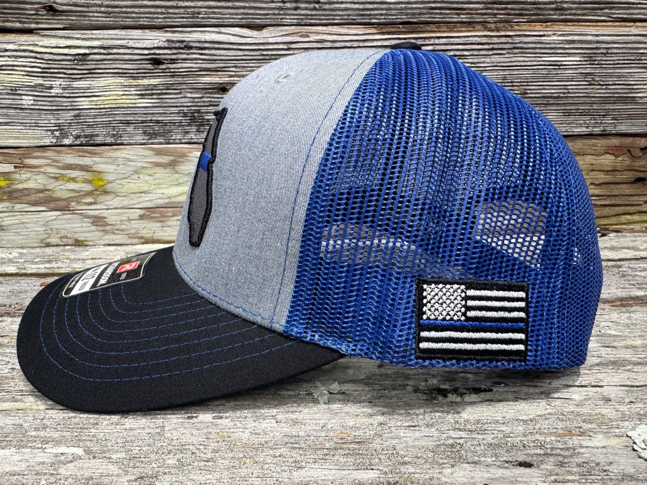 FLORIDA LAW ENFORCEMENT - SIDE THIN BLUE LINE FLAG