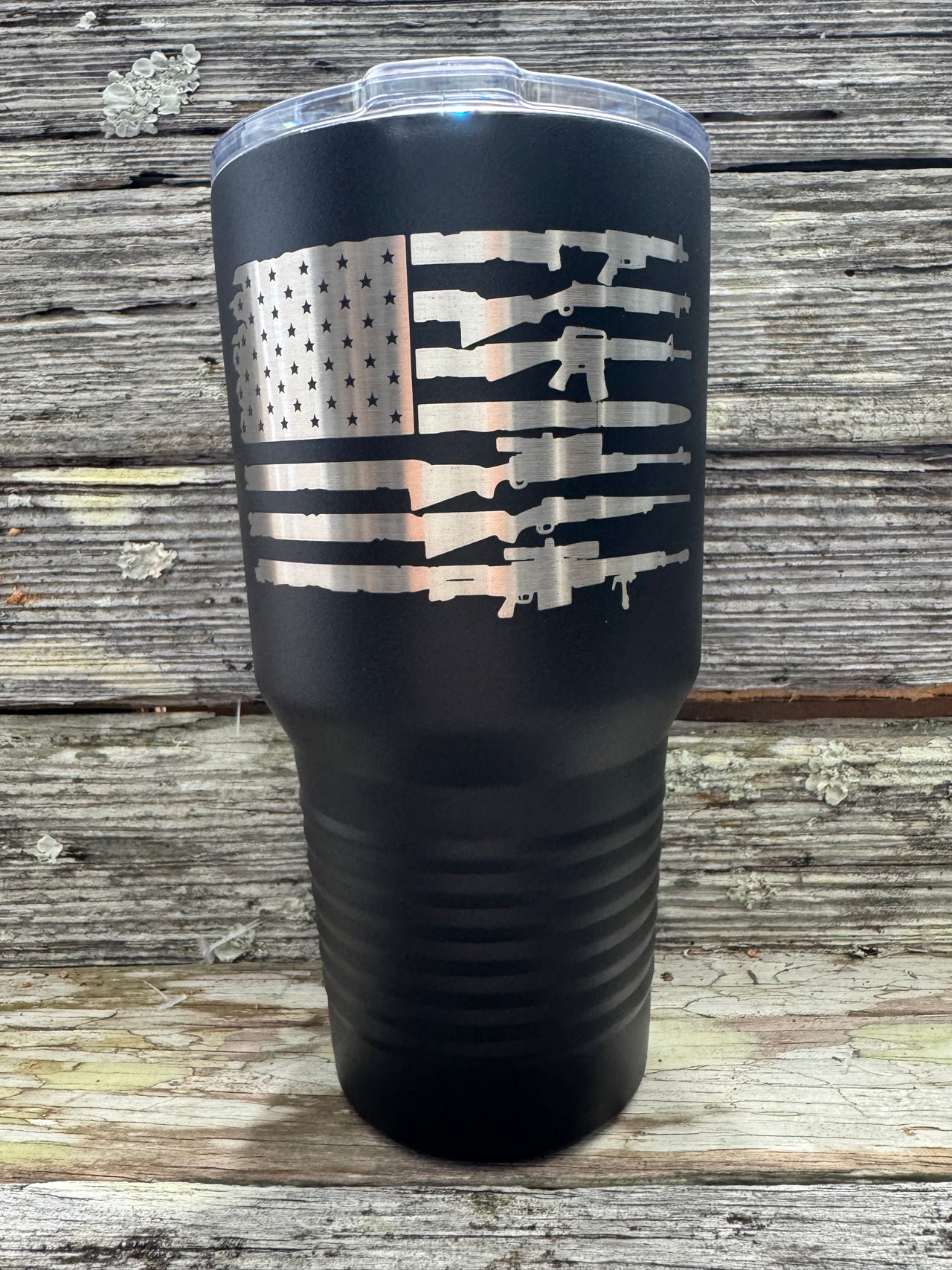 COME AND TAKE IT WITH AMERICAN FLAG - GUNS