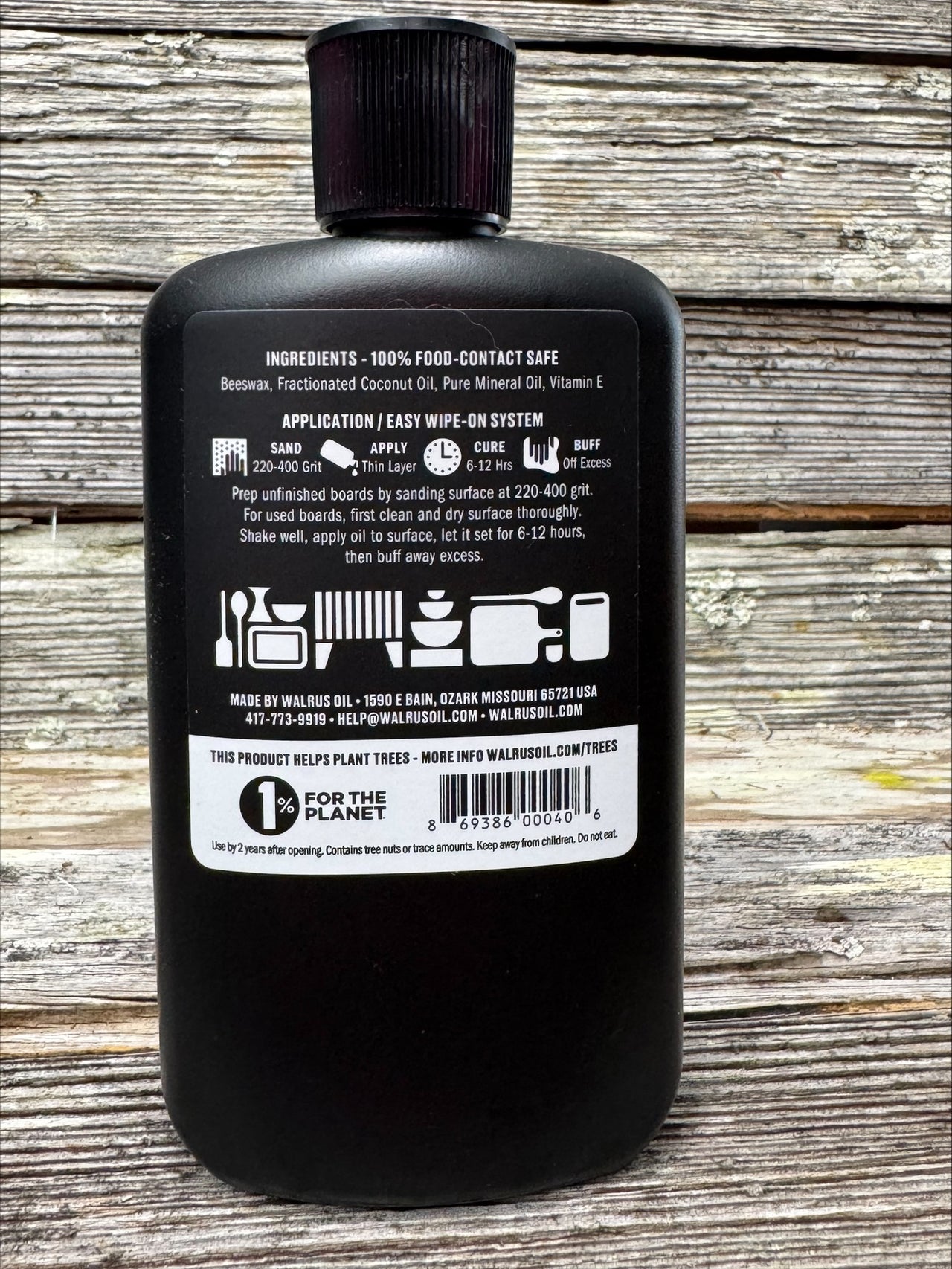 WALRUS CUTTING BOARD OIL
